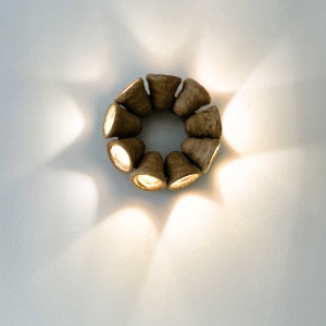 Circle Wall Sconce - LED lamp, Modern Sconces Light, Bedroom lights, Organic Lighting, House warming gift